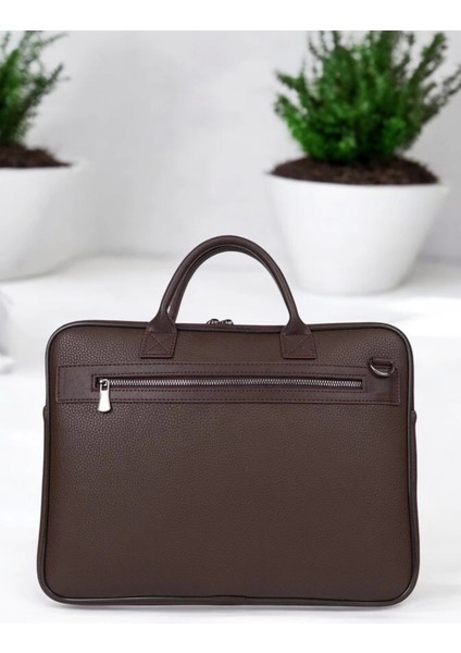 Premium Unisex Kahverengi Laptop & Evrak Çantası 13"-14.6" Inç fiyatları