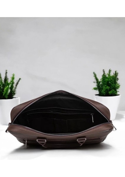 Premium Unisex Kahverengi Laptop & Evrak Çantası 13"-14.6" Inç modelleri