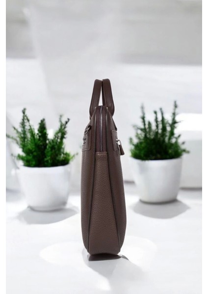 Premium Unisex Kahverengi Laptop & Evrak Çantası 13"-14.6" Inç fırsatları