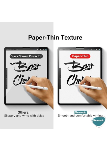 Apple iPad Pro 11 Inc 2. Nesil (2020) Kağıt Hisli Mat Paper Like Çizilmeye Dayanıklı Flexible Ekran Koruyucu A2228 A2068 A2230 fiyatları
