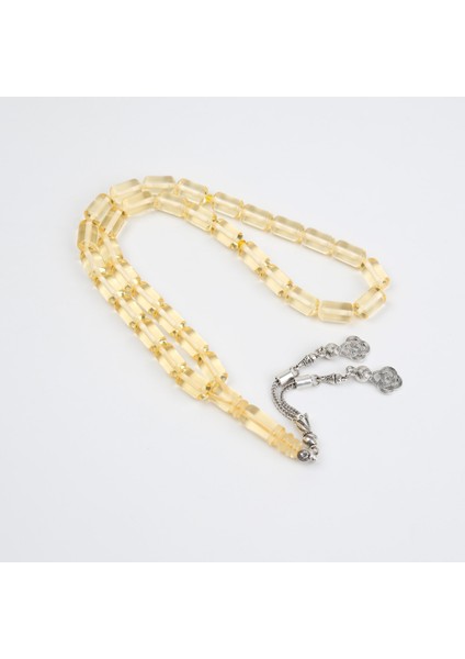 Su Damlası Damla Kehribar Alpaka Püskül Kesme Kesim 9x15 mm Tesbih