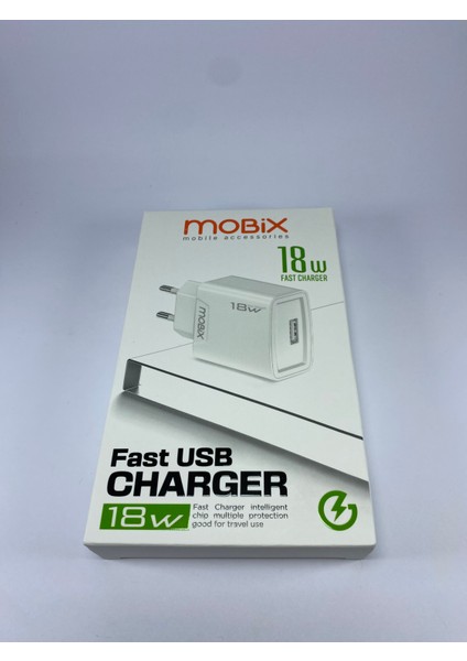 18 Watt Destekli Usbçıkışlı Şarj Başlığı