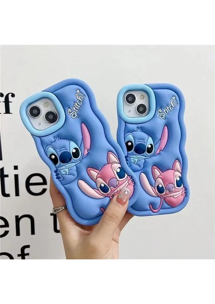 Samsung A14 Mavi Stich Telefon Kılıfı