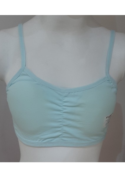 Kız Çocuk Pedli Alıştırma Büstiyeri Ince Askılı 2'li Paket (9-10 )Yaş Yeşil Renk fiyatları