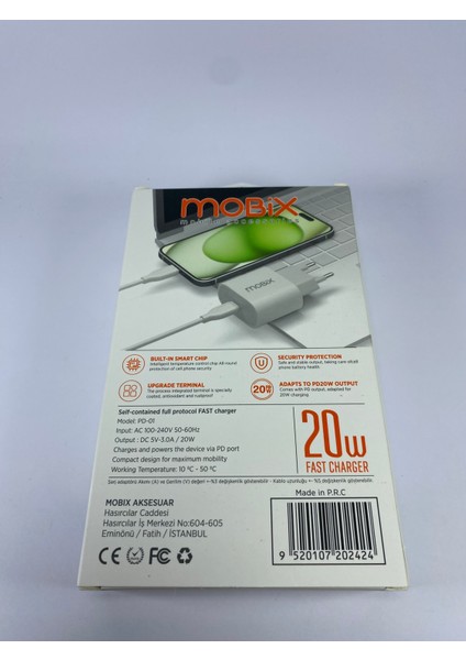 20 Watt Destekli Type-C Çıkışlı Şarj Başlığı indirimleri