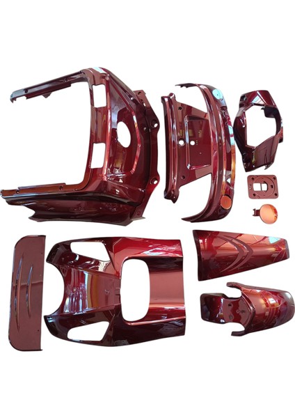 3 Tekerlekli Elektrikli Motor Grenaj Takımı 17 Parça Kırmızı Kare Far (Iki ve Üç Kişilik Model) fiyatları