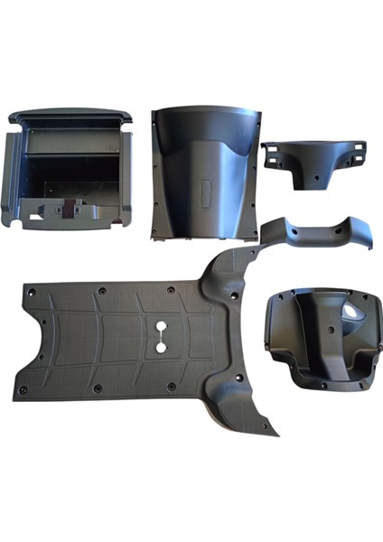 3 Tekerlekli Elektrikli Motor Grenaj Takımı 17 Parça Kırmızı Kare Far (Iki ve Üç Kişilik Model) modelleri