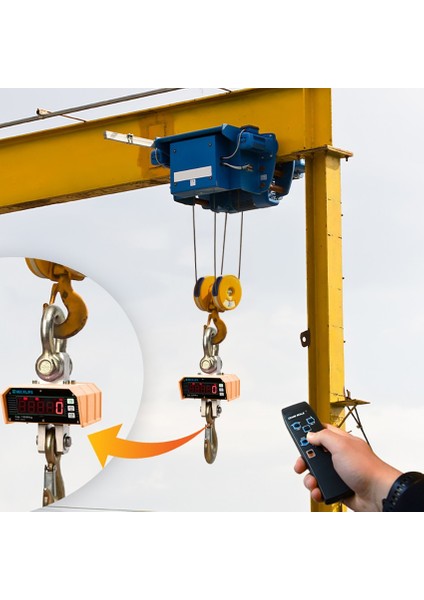 Ocs-K Dijital Vinç Baskülü (10TON / 5kg) modelleri