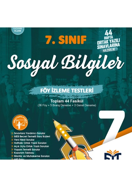 7.sınıf Sosyal Bilgiler Fasikülü Föy