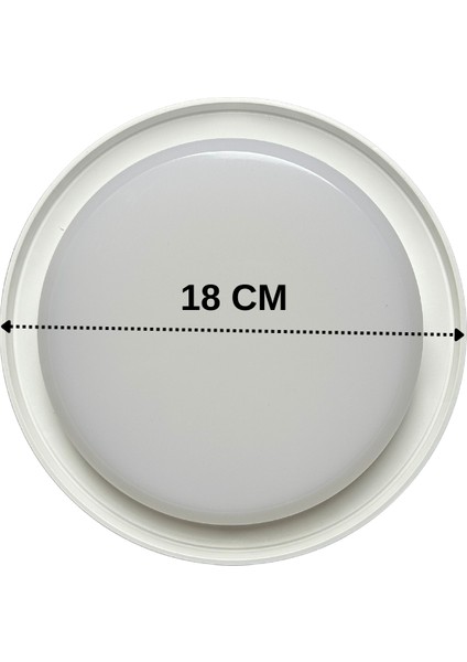 (4 Adet) BRAYTRON 12W (BEYAZ, Günışığı, Sarı ışık Ayarlanabilir) Dış Mekan Sıva Üstü LED Armatür modelleri