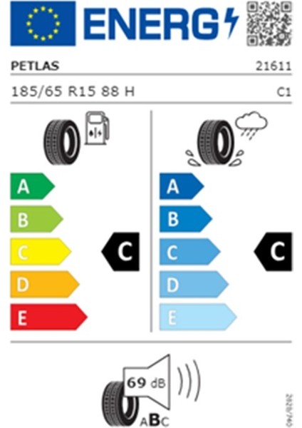 185/65 R15 Tl 88H Progreen PT525 Yaz Lastiği (Üretim TARIHI:2025)