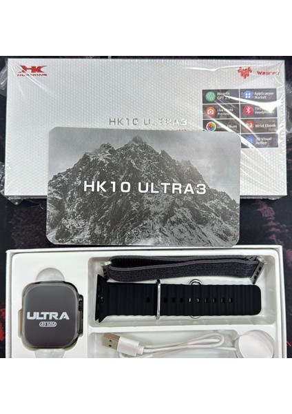 Watch Hk 10 Ultra 3 Amoled Akıllı Saat Tüm Telefonlara Uyumlu