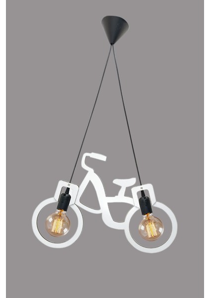 Bike Ahşap Bisiklet Tekerlek Avize Dekoratif Lüks Sarkıt Lamba Retro Rustik Ofis Cafe Modern Tavan Avize