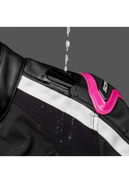 JK152W Kadın Motosiklet Montu (Pembe/siyah) modelleri