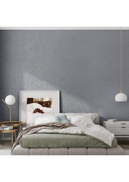 50X280CM Isı ve Ses Yalıtım Rulosu Açık Gri Yapışkanlı Özel Folyolu Duvar Paneli Kağıdı