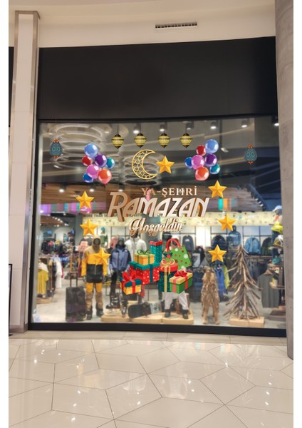 Hoş Geldin Ramazan Duvar ve Vitrin Süsü
