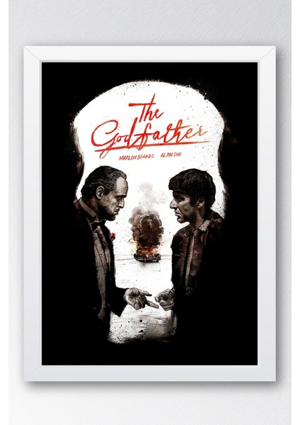 The Godfather Çerçeveli Tablo - Baba Film Posteri Tablo