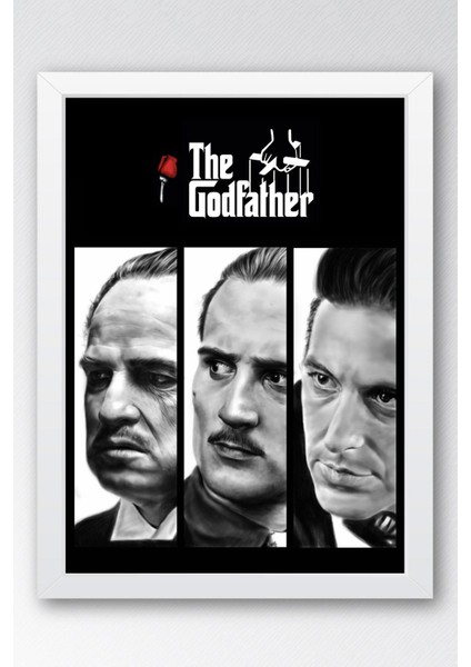 The Godfather Çerçeveli Tablo - Baba Film Posteri Tablo