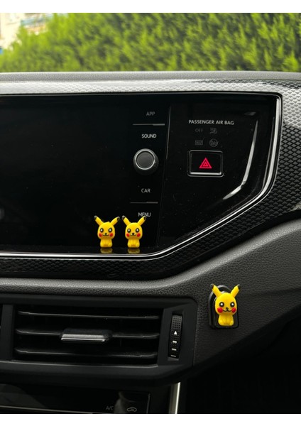 Pikachu Torpido Aksesuar ve Torpido Askılığı Set 3'lü Araba