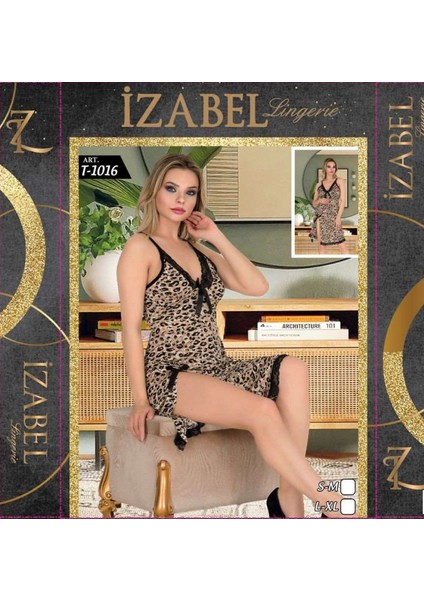 Izabel T-1016 Leopar Gecelik fiyatları