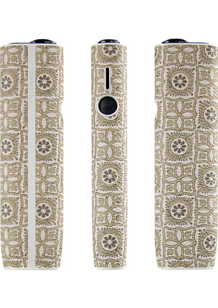 Iluma One Krem Rengi Desenli - Iluma One Krem- Iluma One Uyumlu Kılıf
