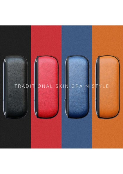 Iqos 3 Kılıfı ve Kapağı - Iqos 3 Kahverengi Deri Görünümlü Kılıf ve Yan Kapak - Iqos Koruma Kılıfı fiyatları