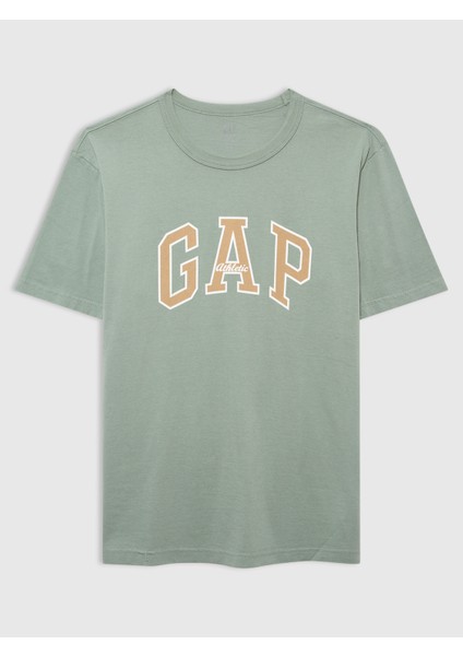 Erkek Yeşil Gap Logo T-Shirt