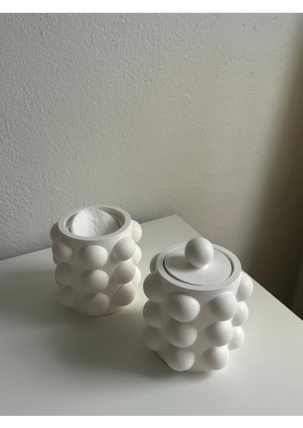Beton Bubble Vazo Mumluk Pamukluk 1 Adet