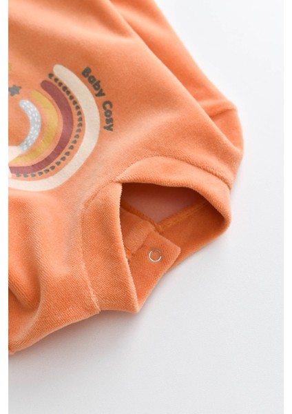 Bebek Star Kadife Ayaklı Tulum, %80 Organik Pamuk & %20 Polyester, Bebek ve Yenidoğan Serisi - CSYK6003 fiyatları