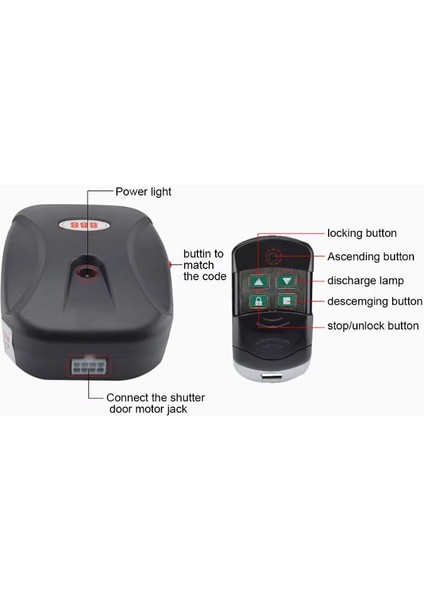 888 Uzaktan Kumandalı Motor Kontrol Sistemi 433 Mhz 220V