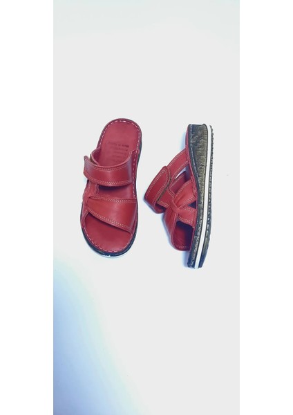 Içi Dışı Deri Büzgülü Terlik modelleri