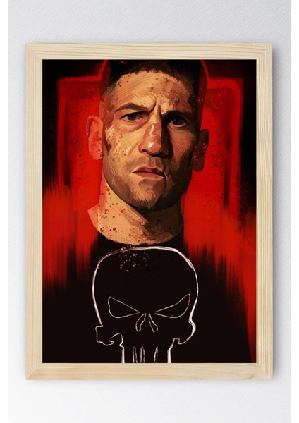 The Punisher Çerçeveli Tablo - Marvel Dizi Posteri Tablo