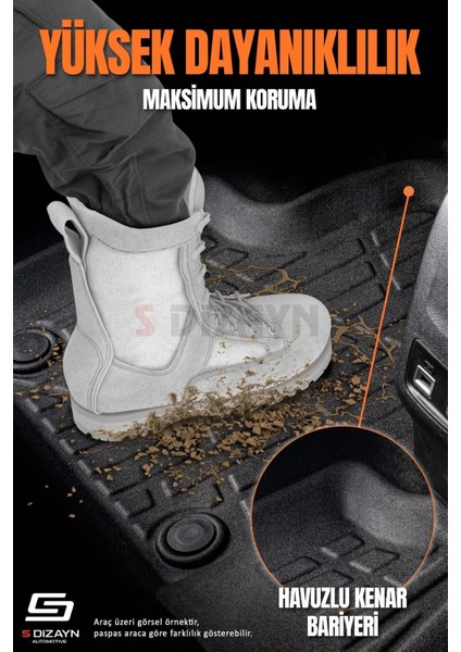 Audi Q2 3D Pro Havuzlu Paspas 2017-2023 A+ Kalite fırsatları