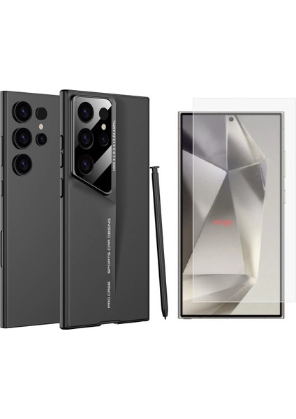 Galaxy S24 Ultra Kılıf Ultra İnce Kamera Korumalı Sert Rubber Zore Procase Kapak + Nano Ekran Koruyucu