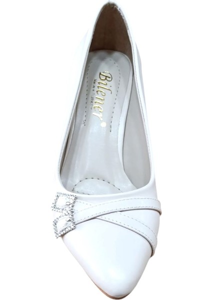 830 Kadın Taşlı Tokalı Kadeh Ökçe Stiletto Ayakkabı Bej fırsatları