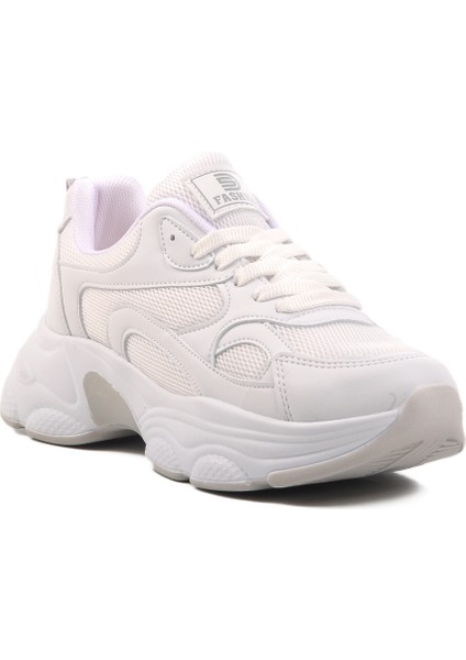 Beyaz Kadın Spor Ayakkabı