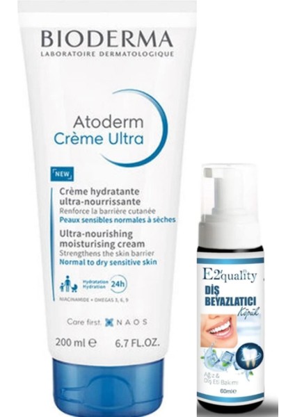 Atoderm Krem Ultra 200 Ml- Diş Beyazlatıcı Köpük Hediye