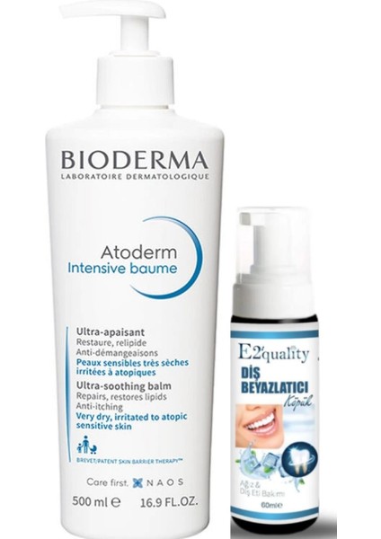 Atoderm Intensive Baume 500 Ml- Diş Beyazlatıcı Köpük Hediye