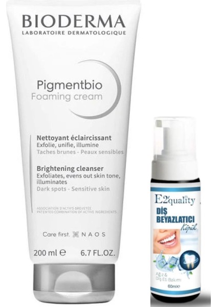 Pigmentbio Foaming Cream 200 Ml- Diş Beyazlatıcı Köpük Hediye