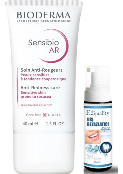 Sensibio Ar Bakım Kremi 40 Ml- Diş Beyazlatıcı Köpük Hediye