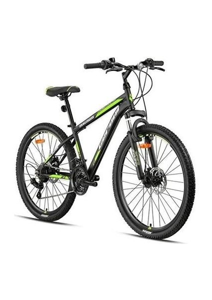 Magnum - 20 - mtb - 10' - 21 vites - m.disc - mat siyah-yeşil/gri