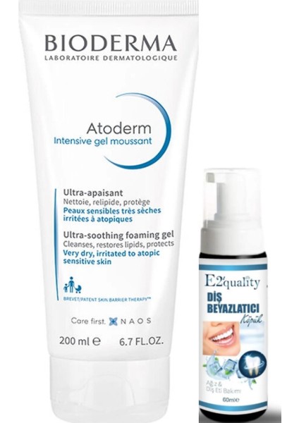 Atoderm Foaming Gel 200 ml - Yüz Yıkama Jeli- Diş Beyazlatıcı Köpük Hediye