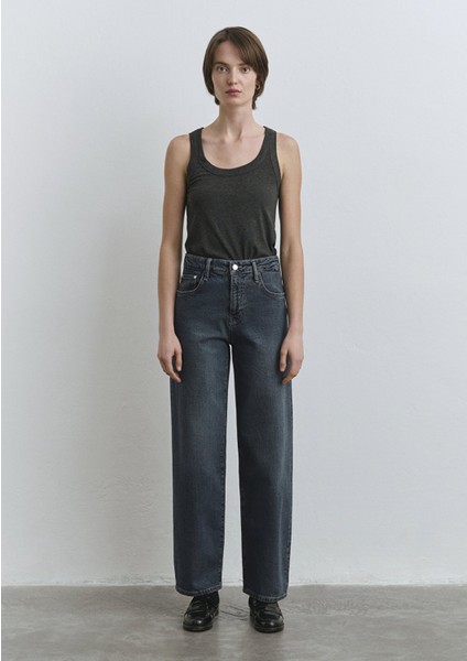 Leila Mavi Premium Gölgeli Koyu Mavi Jean Pantolon 1010600-89936 modelleri