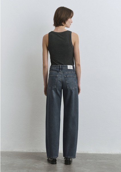 Leila Mavi Premium Gölgeli Koyu Mavi Jean Pantolon 1010600-89936 fırsatları