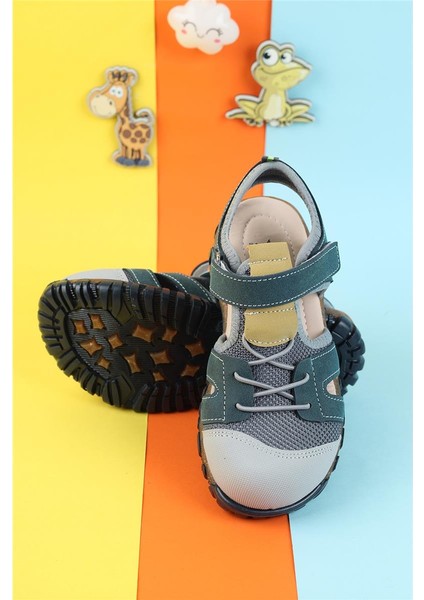 Unisex Çocuk Sandalet Önü Kapalı Sandalet Renkli Sandalet Ortopedik Sandalet Yeni Sezon Sandalet modelleri