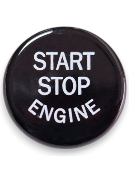 Bmw 7 Serisi F01 2009-2015 Start Stop Basma Düğme Kapağı Siyah