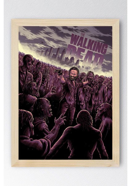The Walking Dead Çerçeveli Tablo - Dizi Posteri Tablo
