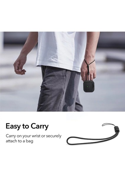 Airpods 4 Uyumlu, Halolock Orbit Hybrid Magsafe Kılıf, Siyah modelleri