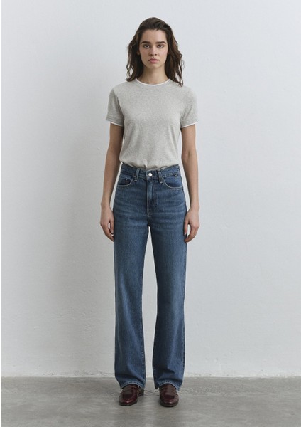Sky Classic Denim Puslu Koyu Mavi Jean Pantolon 1010627-87925 modelleri