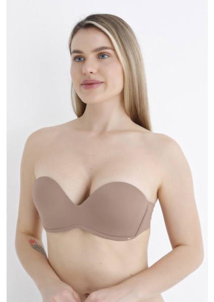 Nbb Straplez Kesim Içi Silikonlu Push-Up Balensiz Askısız Özel Günler Için Sütyen fiyatları